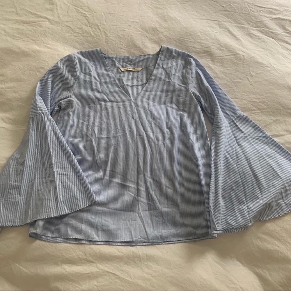 Zara Bell Sleeve Blouse